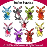 Easter Bunnies Clip Art | Clipart Commercial Use