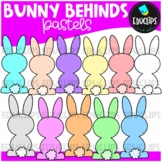 Easter Bunny Behinds - Pastels - Clip Art Set {Educlips Clipart}