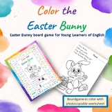 Easter Bunny Board Game - parts of the body and colors