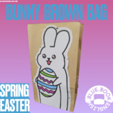 Easter Bunny Brown Paper Bag Craft- Rabbit