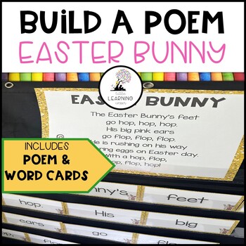 Preview of Easter Bunny Build a Poem Pocket Chart Activity