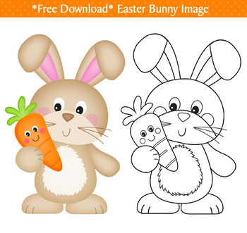Preview of Free Easter Bunny Clip Art