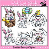 Easter Clip Art Bunnies - Personal & Commercial Use