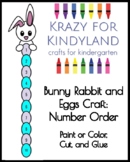 Easter Bunny Craft Counting Activity - Rabbit Math Center 