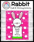 Easter Bunny Craft Topper - Easter Rabbit Writing Activity