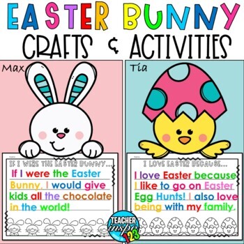 Preview of How to Catch the Easter Bunny Writing Activities - Easter Door Decor