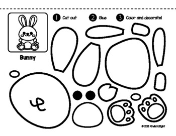 Easter Scissor Skills Activity Book For Kids 2-5: A Fun & Happy