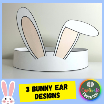 How to Make Rabbit Ears Headband  Easter Paper Bunny Head Crown Craft 