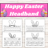 Easter Bunny Hat Craft Crown Headband, Bunny Craft Printab