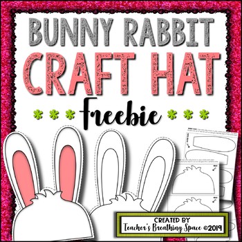 Preview of Easter Bunny Hats (Headbands)  |  Bunny Rabbit Craft Hat *FREEBIE*
