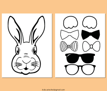 Easter Bunny Job Application Assistant Writing Activity Prompt Coloring ...