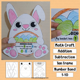 Easter Bunny Math Craft Egg Basket Addition Subtraction Co