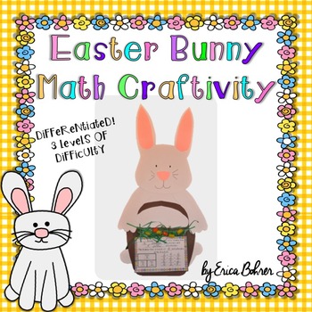 Preview of Easter Bunny Math Craft {Differentiated}