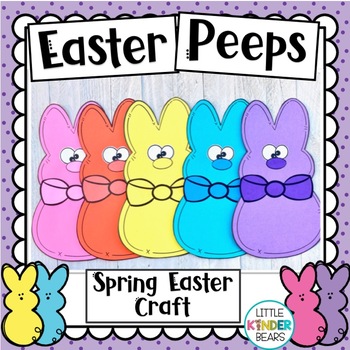 Preview of Easter Bunny Peeps Craft