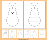 Easter Bunny Peeps Writing Template Prompts Story Activity