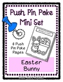 Easter Bunny - Push Pin Poke Printable - 6 Pictures & Word