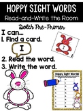 Easter Bunny Read and Write the Room {Kindergarten}