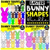 Easter Bunny Shapes Clip Art Bundle {Educlips Clipart}