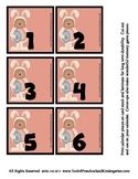 Easter Bunny Themed Calendar Pieces / Memory Game Sets - 3