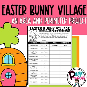 Preview of Easter Bunny Village: An Area & Perimeter Project