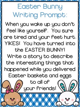 Easter Bunny Writing Craftivity! by Tracy Smith - Smith's Safari Adventures