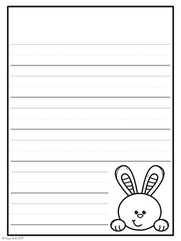 Easter Bunny Writing Craftivity! by Tracy Smith - Smith's Safari Adventures