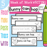 Easter Bunny Writing Sentences in Kindergarten - Easy Prep