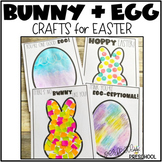 Easter Bunny and Egg Craft for Preschool, Pre-K and Kindergarten