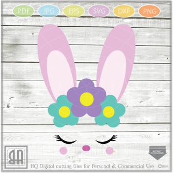 Download Bunny With Eyelashes Svg Cool Bunny Girl Svg Happy Easter Svg Easter Svg