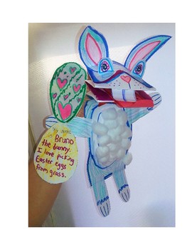 Preview of Easter Bunny or Chick Talking Puppet