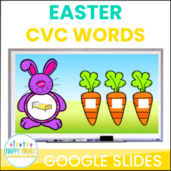 Preview of Easter CVC Words Phonics Activity