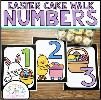 Preview of Easter Cake Walk Numbers