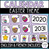 Easter Calendar Numbers and Pieces for March or April | En