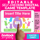 Easter Candies Google Slides PPT Game Template Editable Di