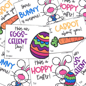 Easter Cards from Teachers to Students by Where The Teaching Things Are