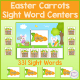 Easter Carrots Sight Word Centers