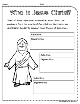 Easter Coding Worksheets Christian Cross Religious Picture 