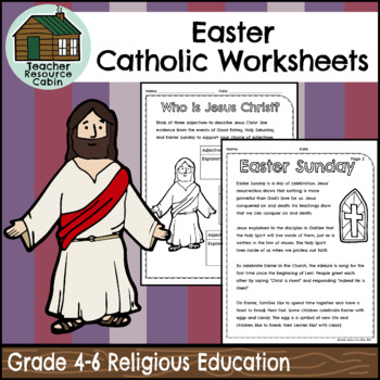 Preview of Easter Catholic Activities (Grade 4-6 Religious Education)