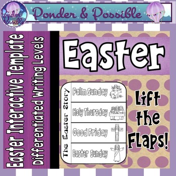 Preview of Easter: Celebrating the Events of Jesus {Interactive Template}