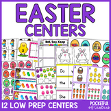 Easter Centers Kindergarten Math and Literacy Activities