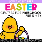Easter Centers Preschool Pre-K TK April Math and Literacy Centers