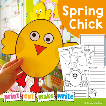 Preview of Spring Chick Craft and Writing