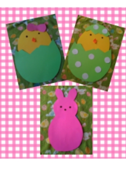 Preview of Easter Chick and Peep Craftivity