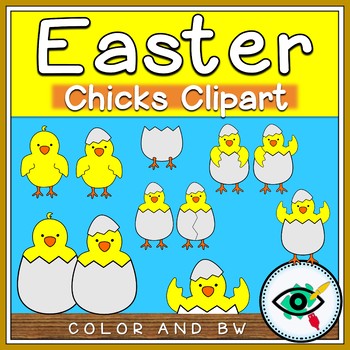 Preview of Easter Chicks clip art