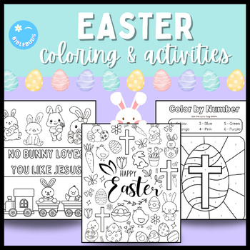 Easter Is All About Jesus: Kids Christian Easter Coloring Pages to Teach  Kids about Jesus and The Real Meaning of Easter : Christian Spirit Press,  Wukawitz, Khalida: : Books