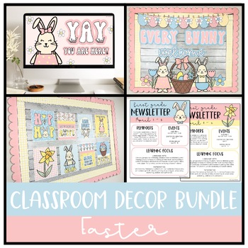 Preview of Easter Classroom Decor Bundle