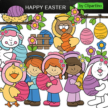 Preview of Easter Clip Art Bundle