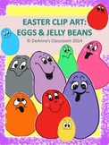 Easter Clip Art: Jelly Beans and Eggs
