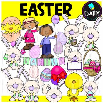 Preview of Easter Clip Art Set {Educlips Clipart}