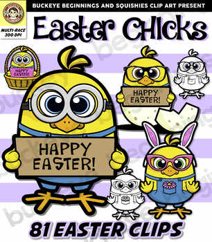 Preview of Easter Chick Clip Art